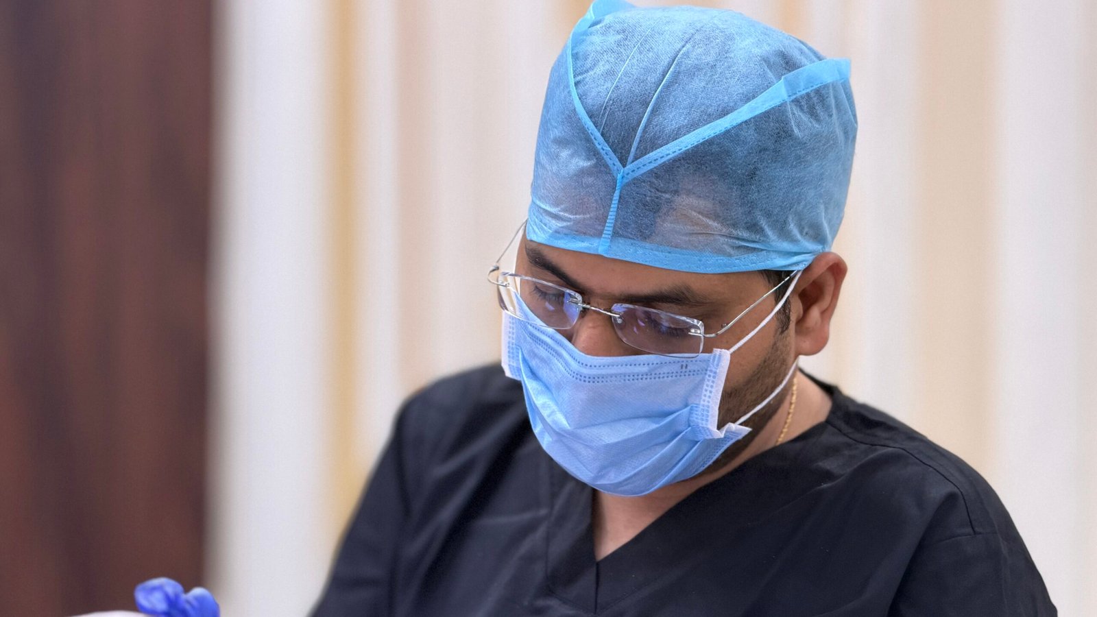 Experienced dermatologist assessing dark spot treatment at Skinfollix in Delhi