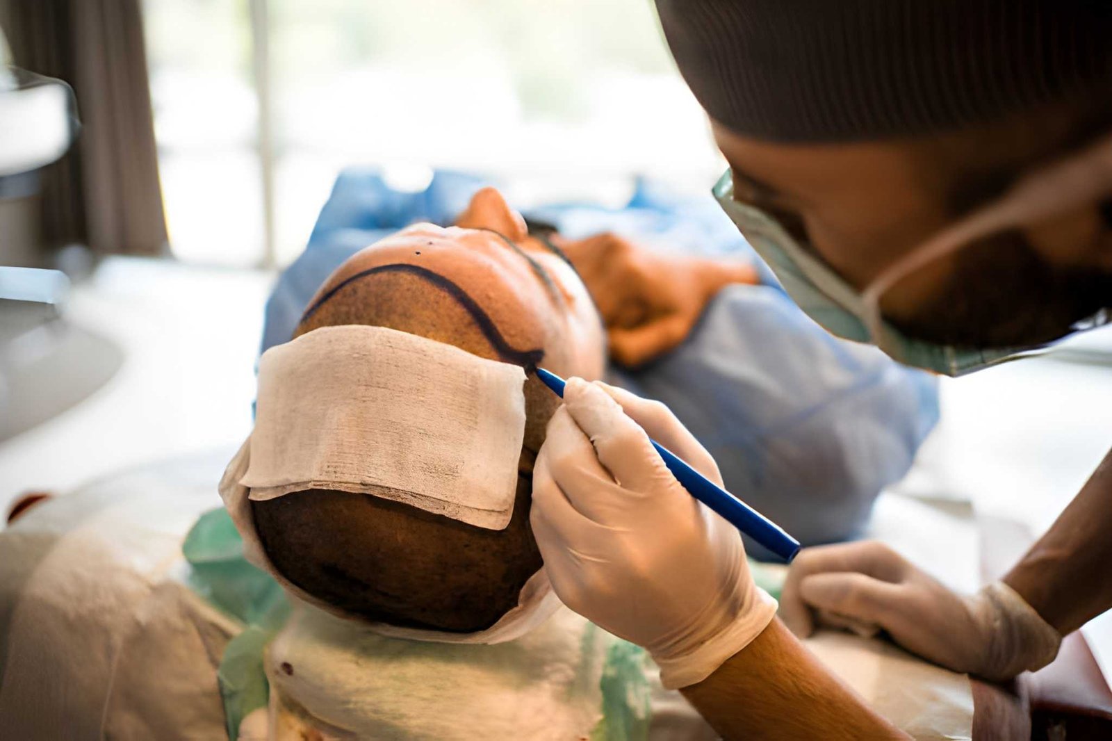 FUE hair transplant procedure in Delhi at Skinfollix