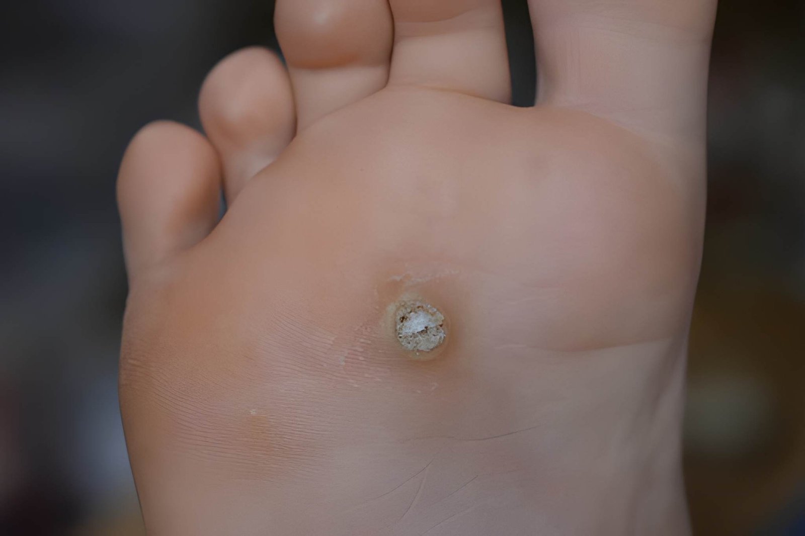 Plantar warts treated by a wart removal dermatologist in Delhi