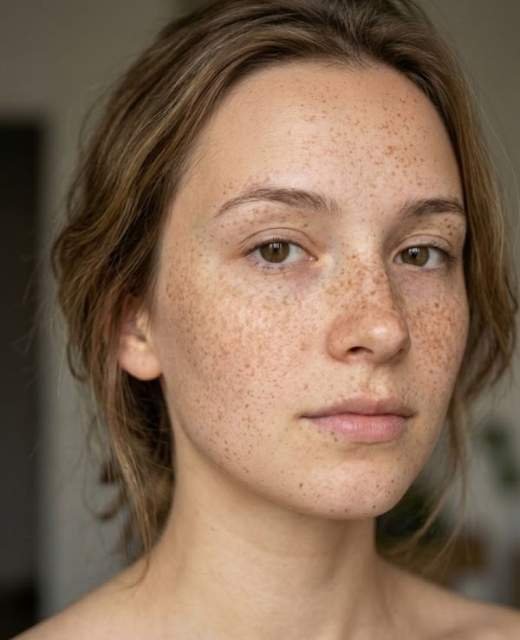 Symptoms of freckles on the skin