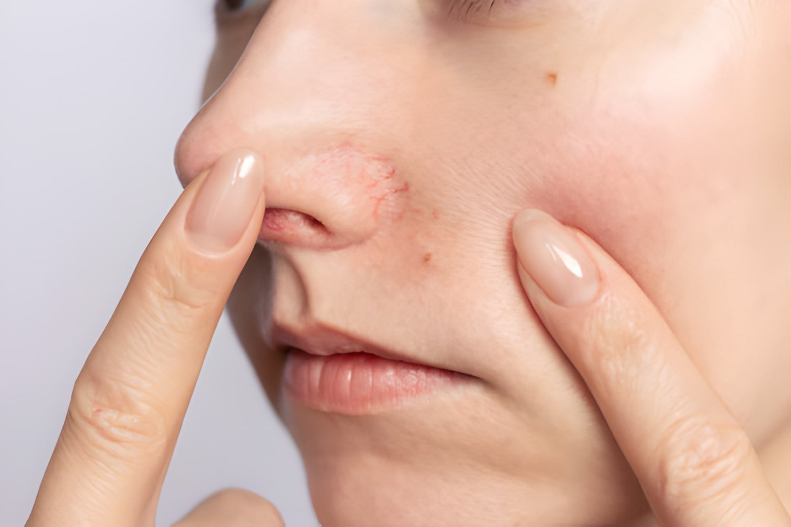 Telangiectasia visible blood vessels rosacea treatment in Delhi