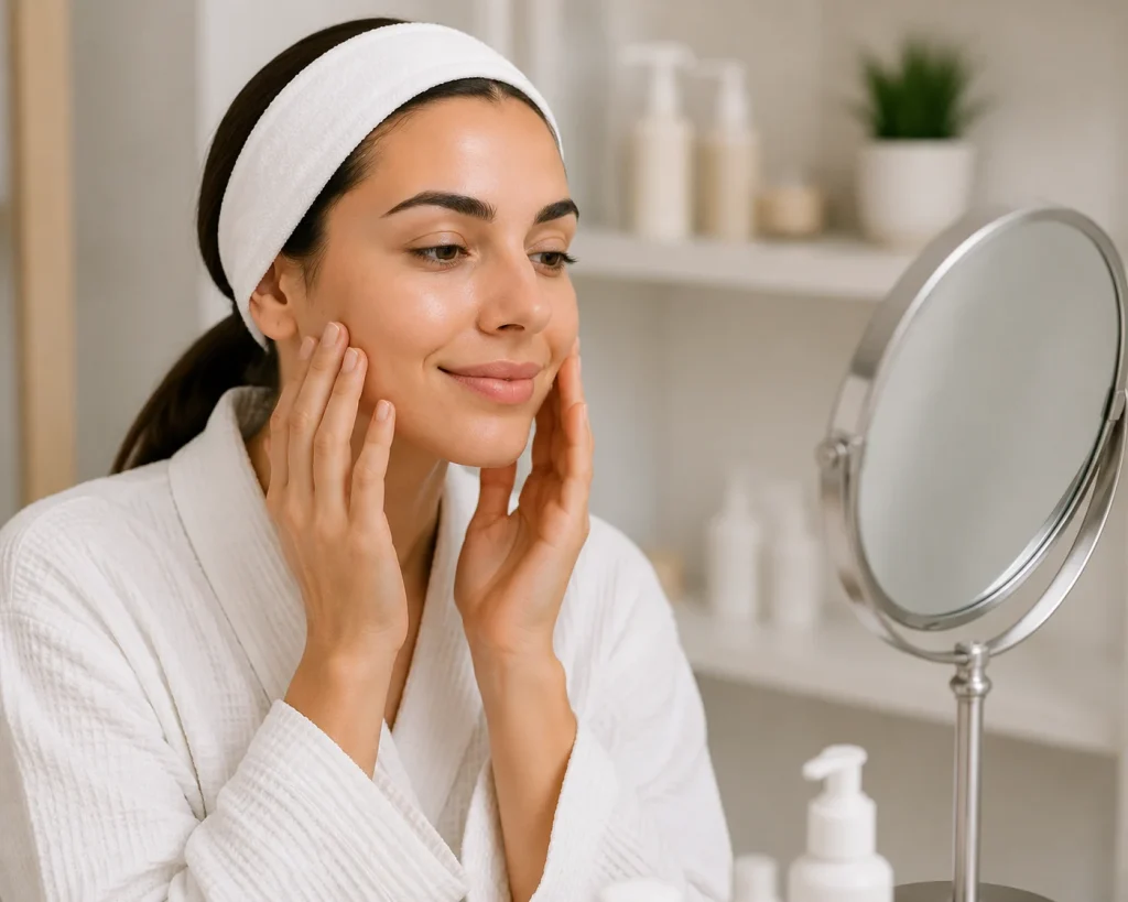 Dermatologist explaining dark spot maintenance and prevention after treatment at Skinfollix Delhi