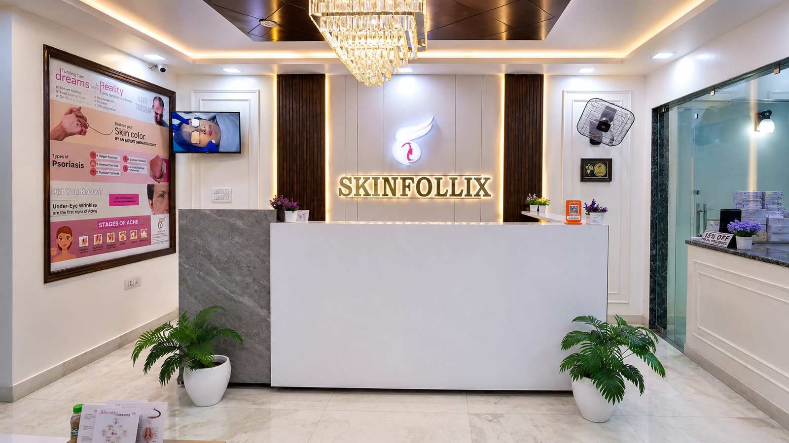 FUE and DHI hair transplant equipment used at Skinfollix, Delhi