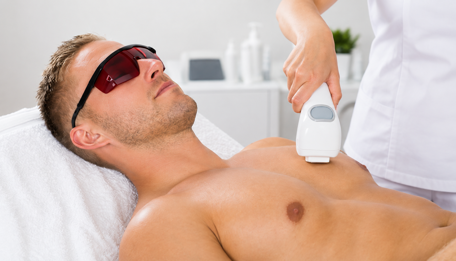 Chest laser hair removal in Delhi at Skinfollix