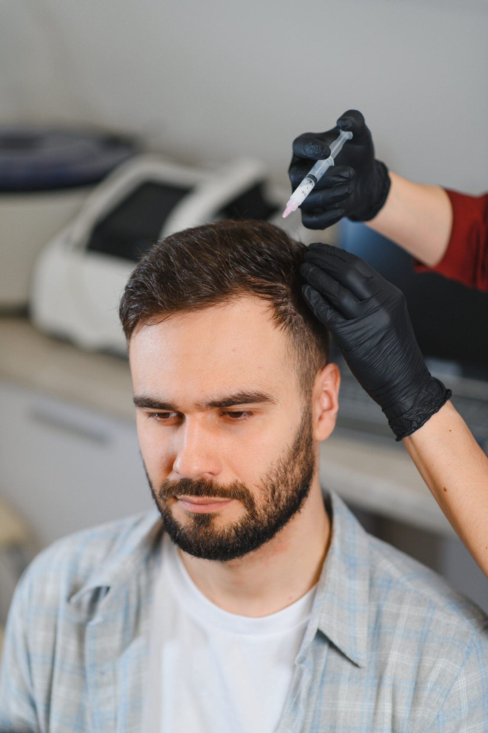 Crown hair transplant in Delhi at Skinfollix