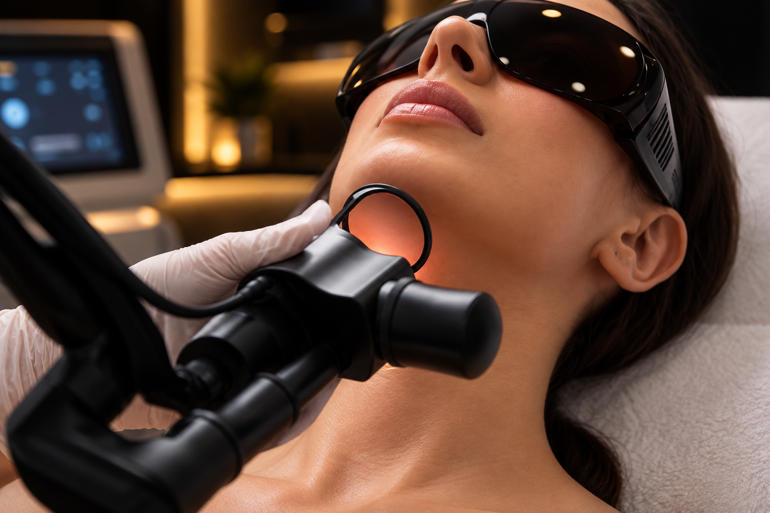 Dermatologist assessing skin before laser skin resurfacing for Indian skin at Skinfollix in Delhi