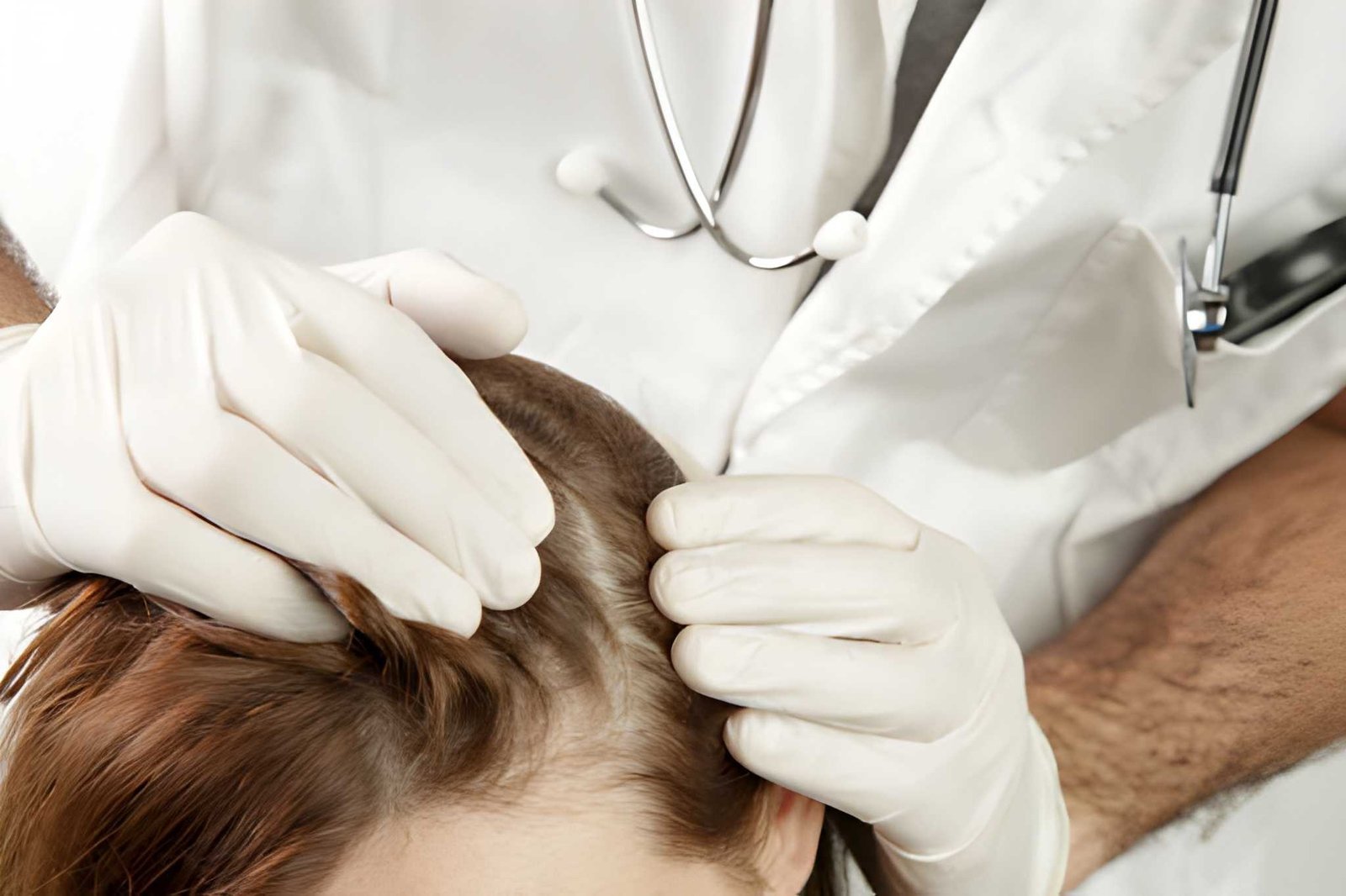 Itchy scalp with visible scaling