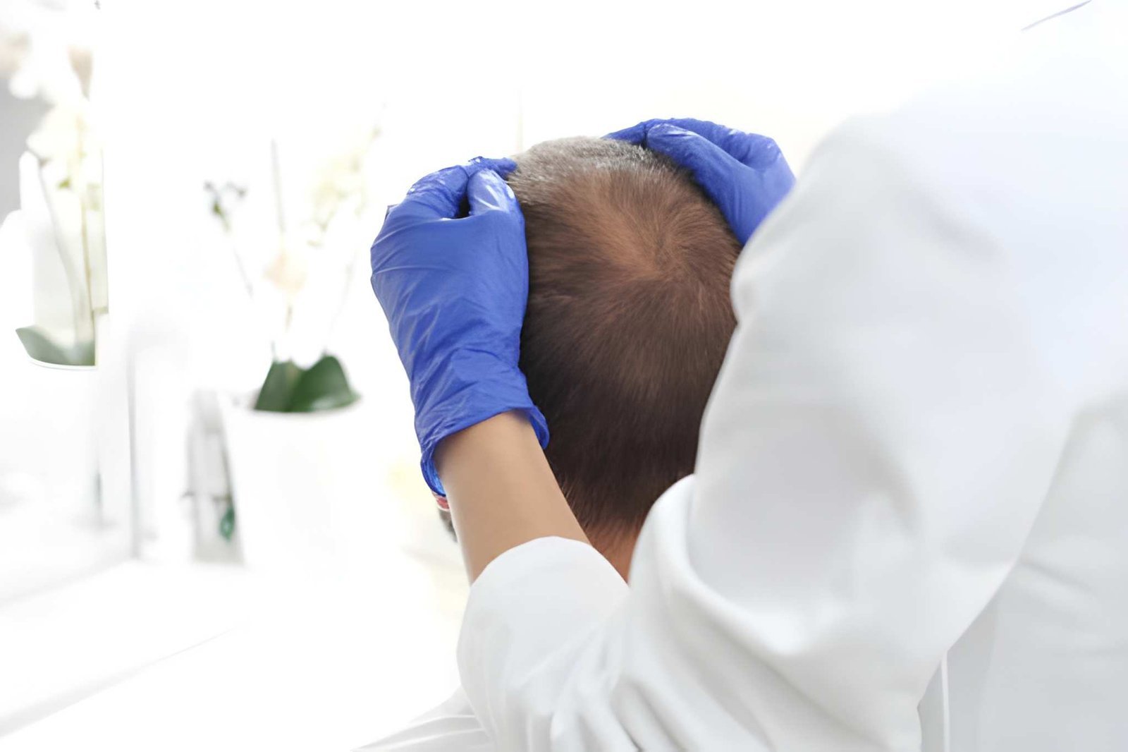 Hair regrowth consultation and diagnosis process at Skinfollix in Delhi