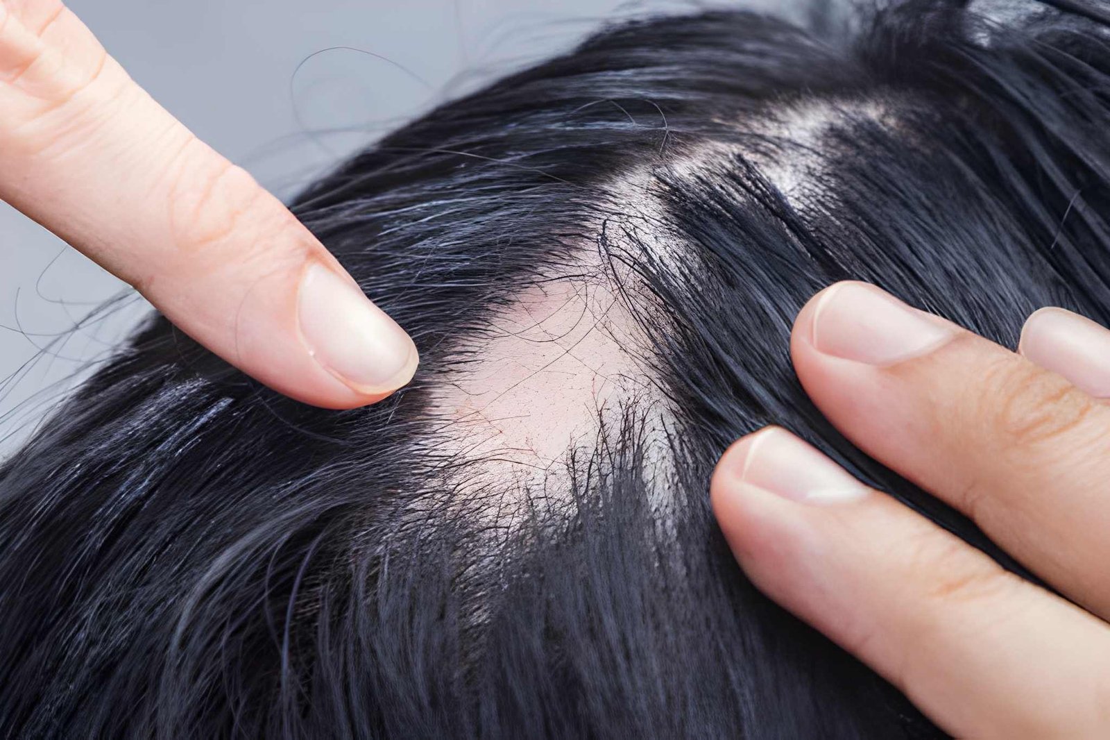 Ophiasis pattern of alopecia areata around the lower scalp