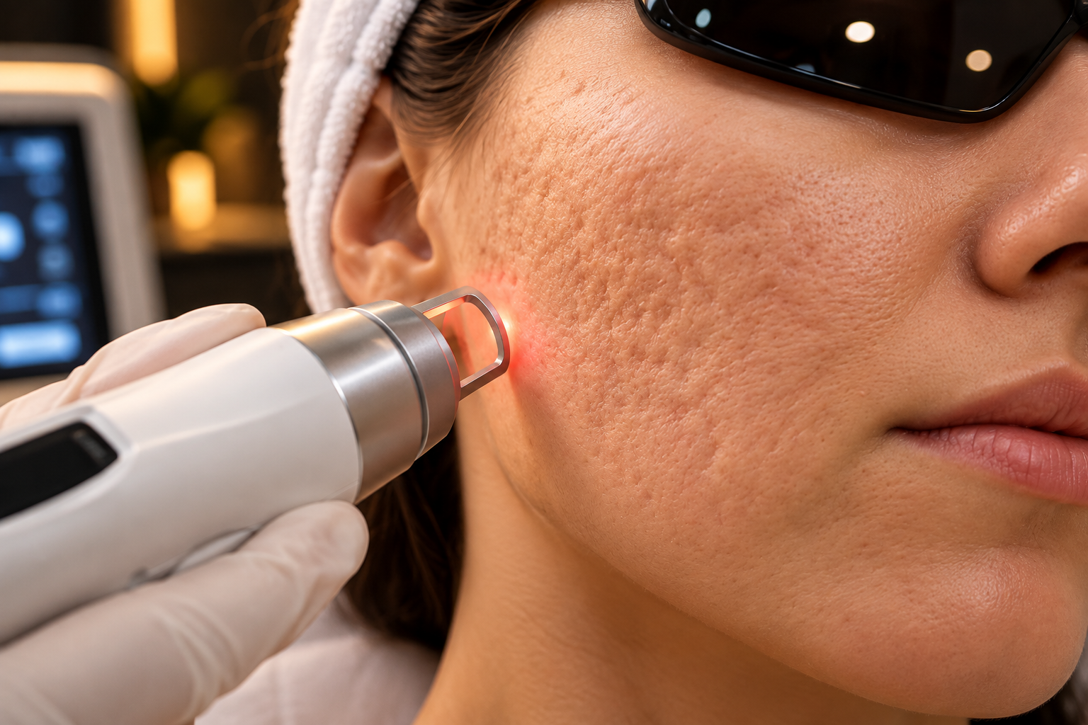 Laser skin pigmentation treatment for acne scars in Delhi at Skinfollix